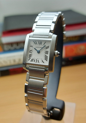 Ladies' Cartier Tank Francaise Quartz Small Size Wristwatch | Ref. W51008Q3